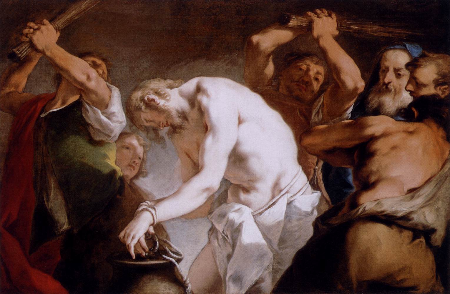 The Flagellation of Christ by GRASSI, Nicola