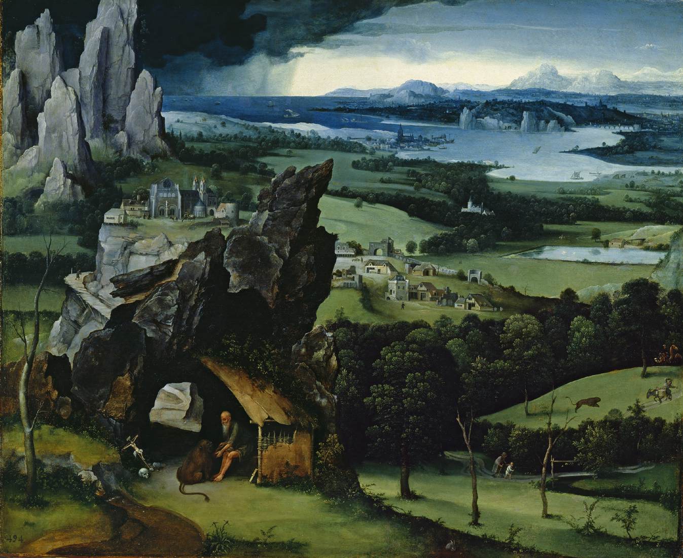 Landscape with St Jerome by