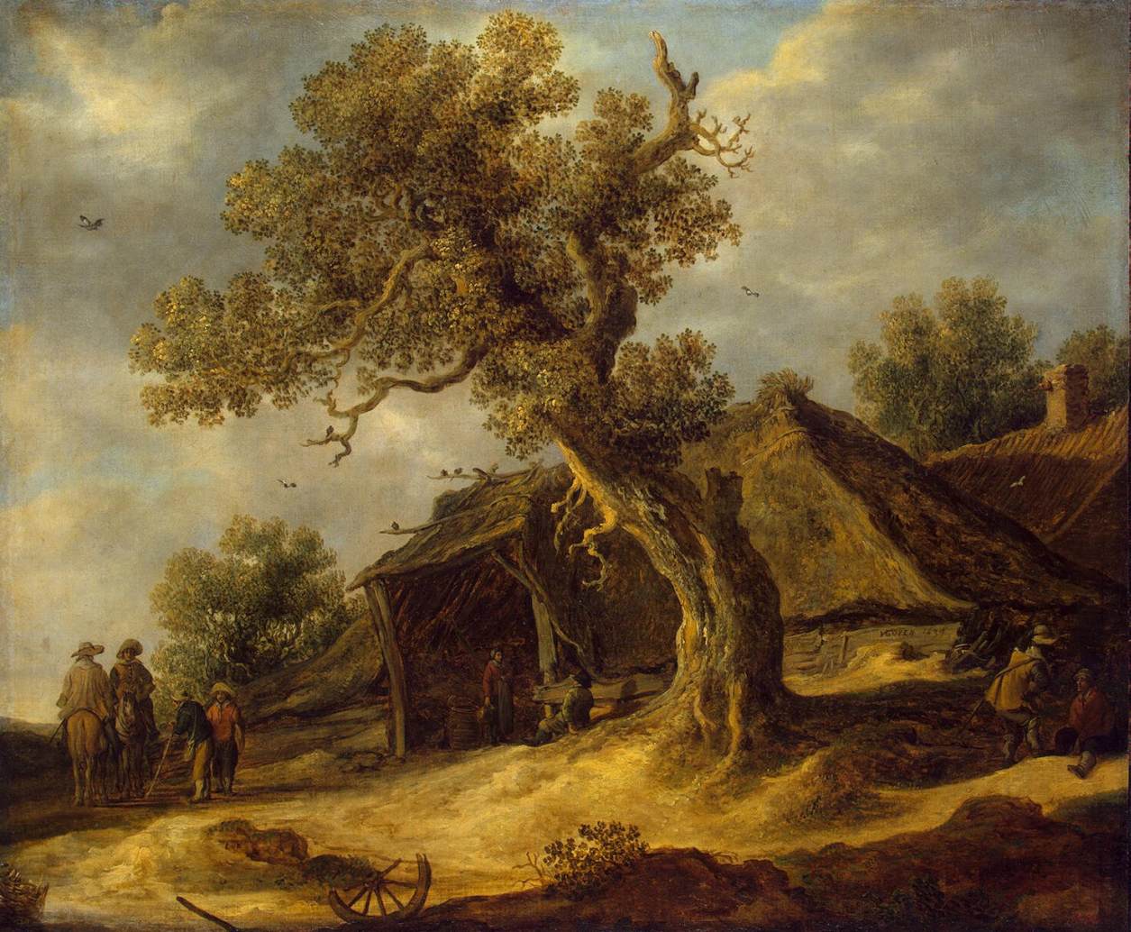 Landscape with Oak by