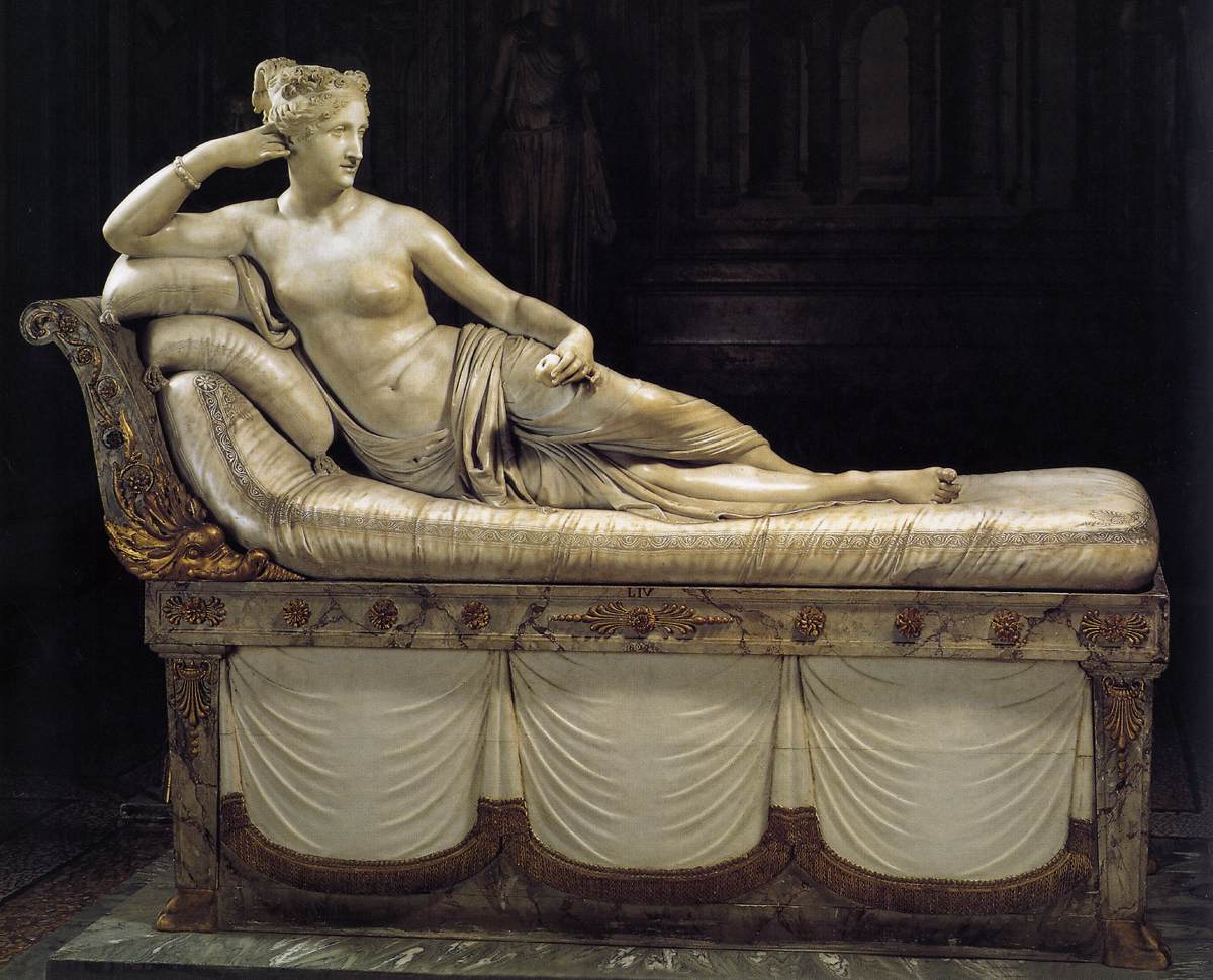 Paolina Borghese as Venus Victrix by CANOVA, Antonio