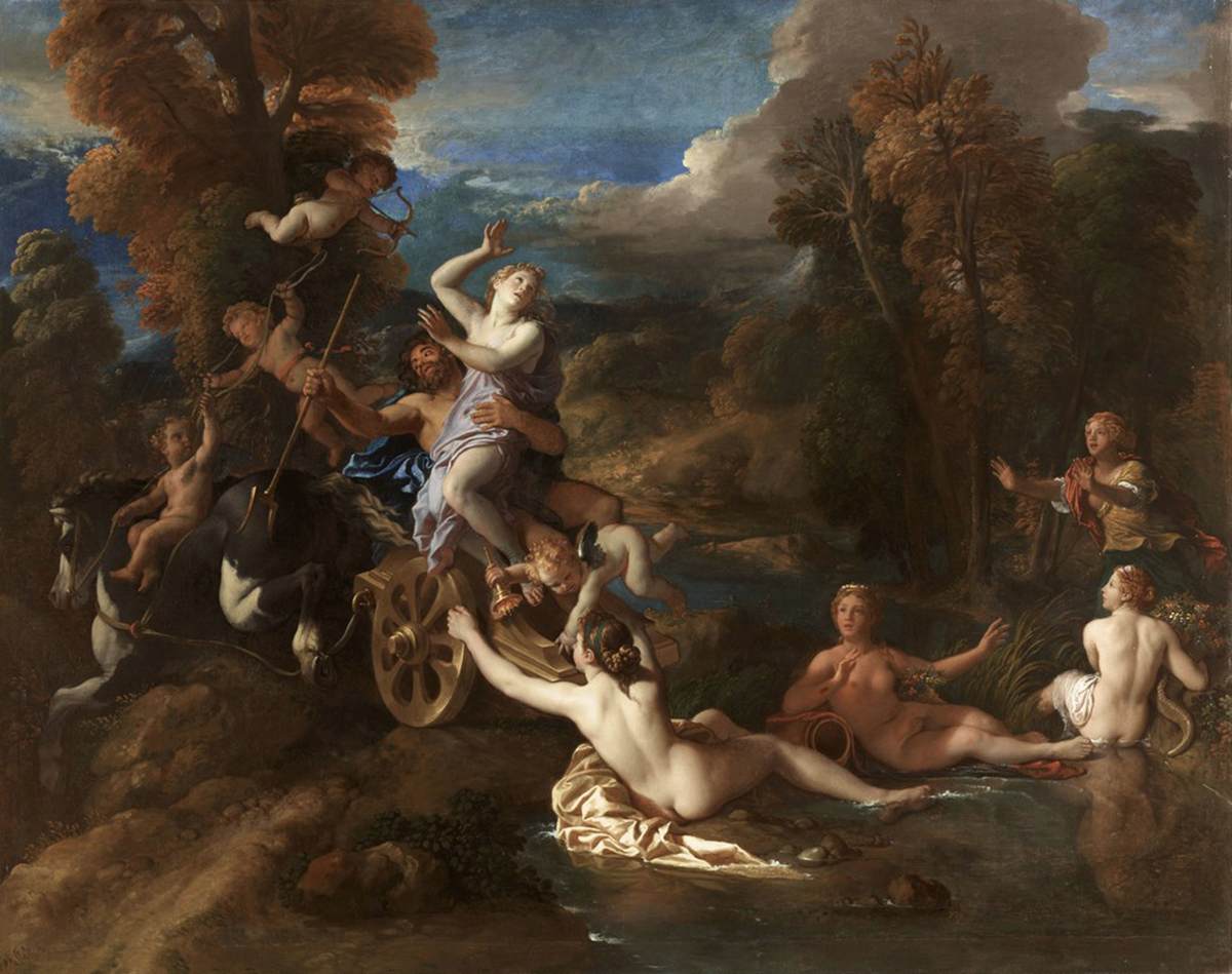 Rape of Proserpine by LA FOSSE, Charles de