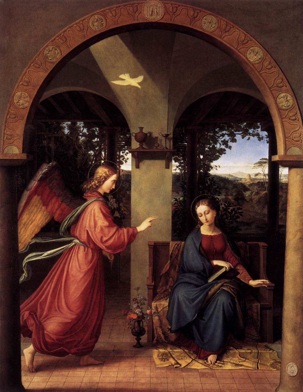 Annunciation by SCHNORR VON CAROLSFELD, Julius