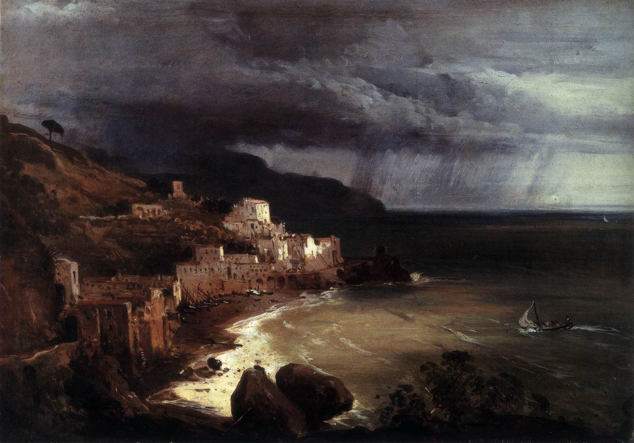 Storm over the Bay of Amalfi by GIGANTE, Giacinto