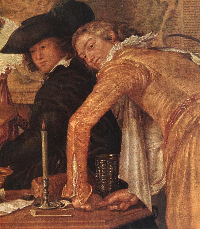 Merry Company (detail) by BUYTEWECH, Willem Pietersz.