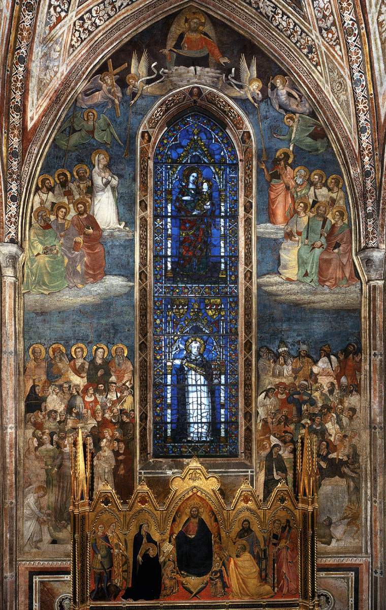 Last Judgment (west wall) by NARDO DI CIONE