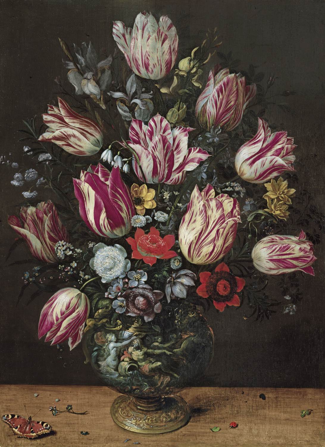 Vase with Tulips by