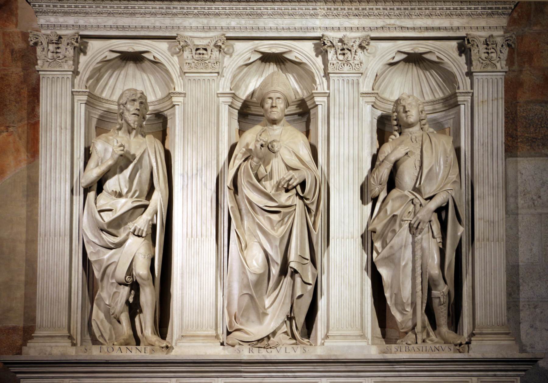 Altar tomb of St Regulus (detail) by