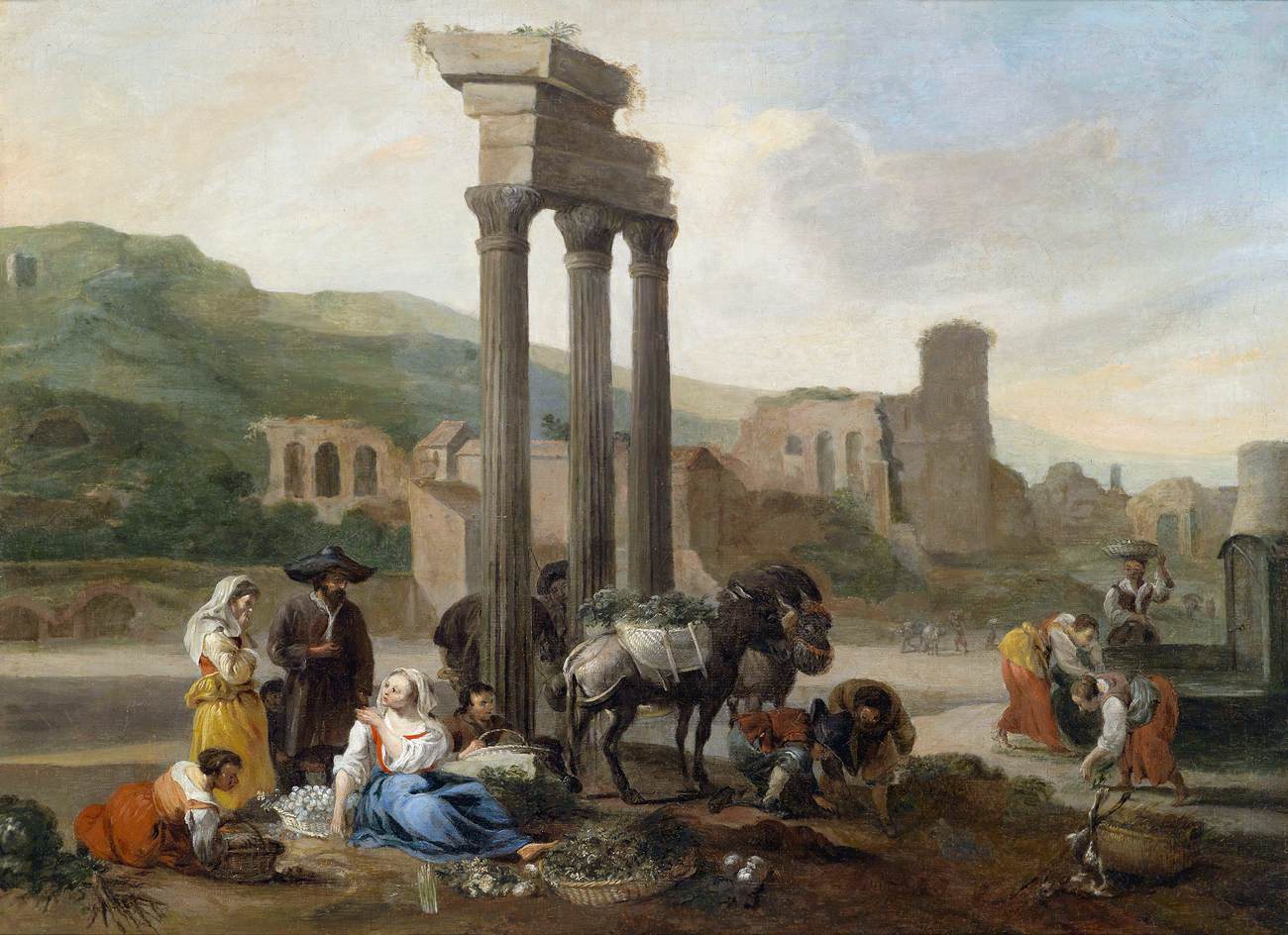 Market Scene by MOMMERS, Hendrick