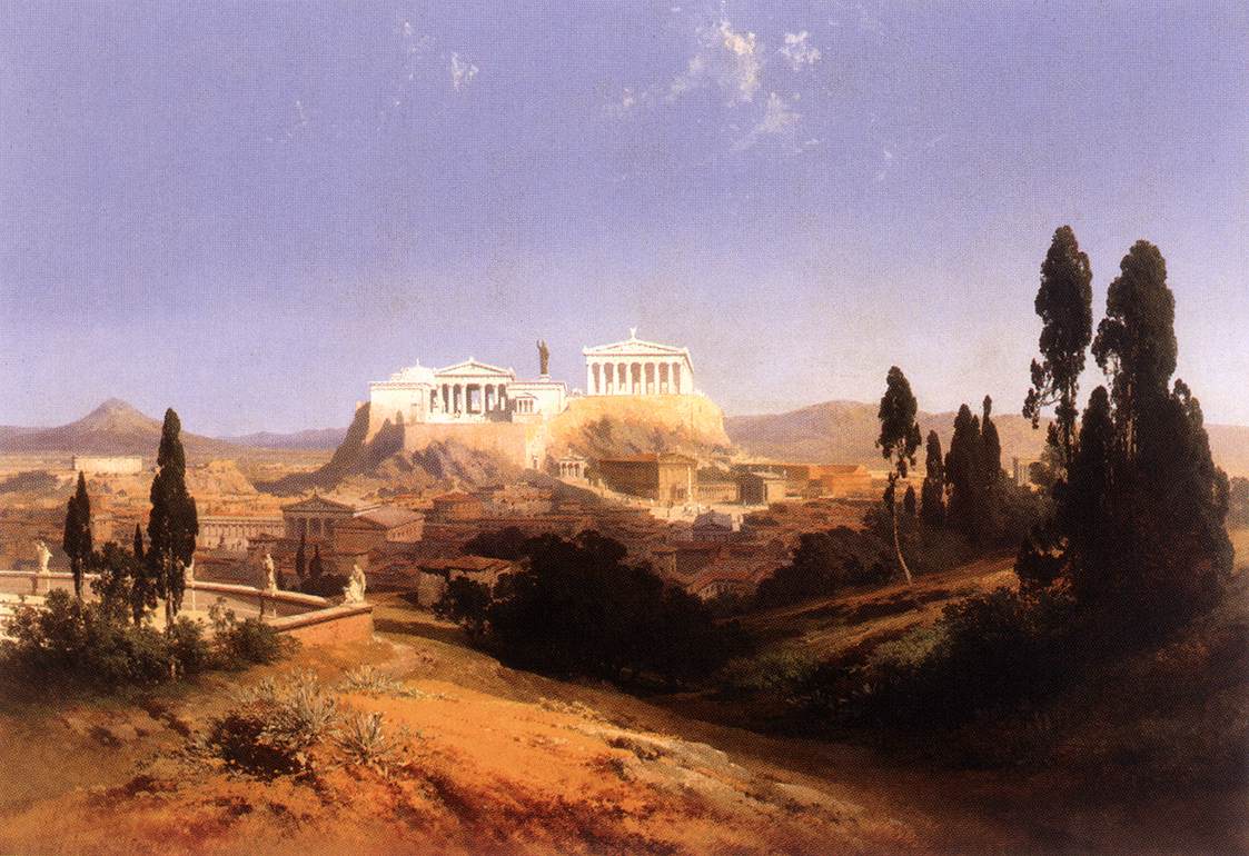 View of Athens by GRAEB, Carl Georg Anton