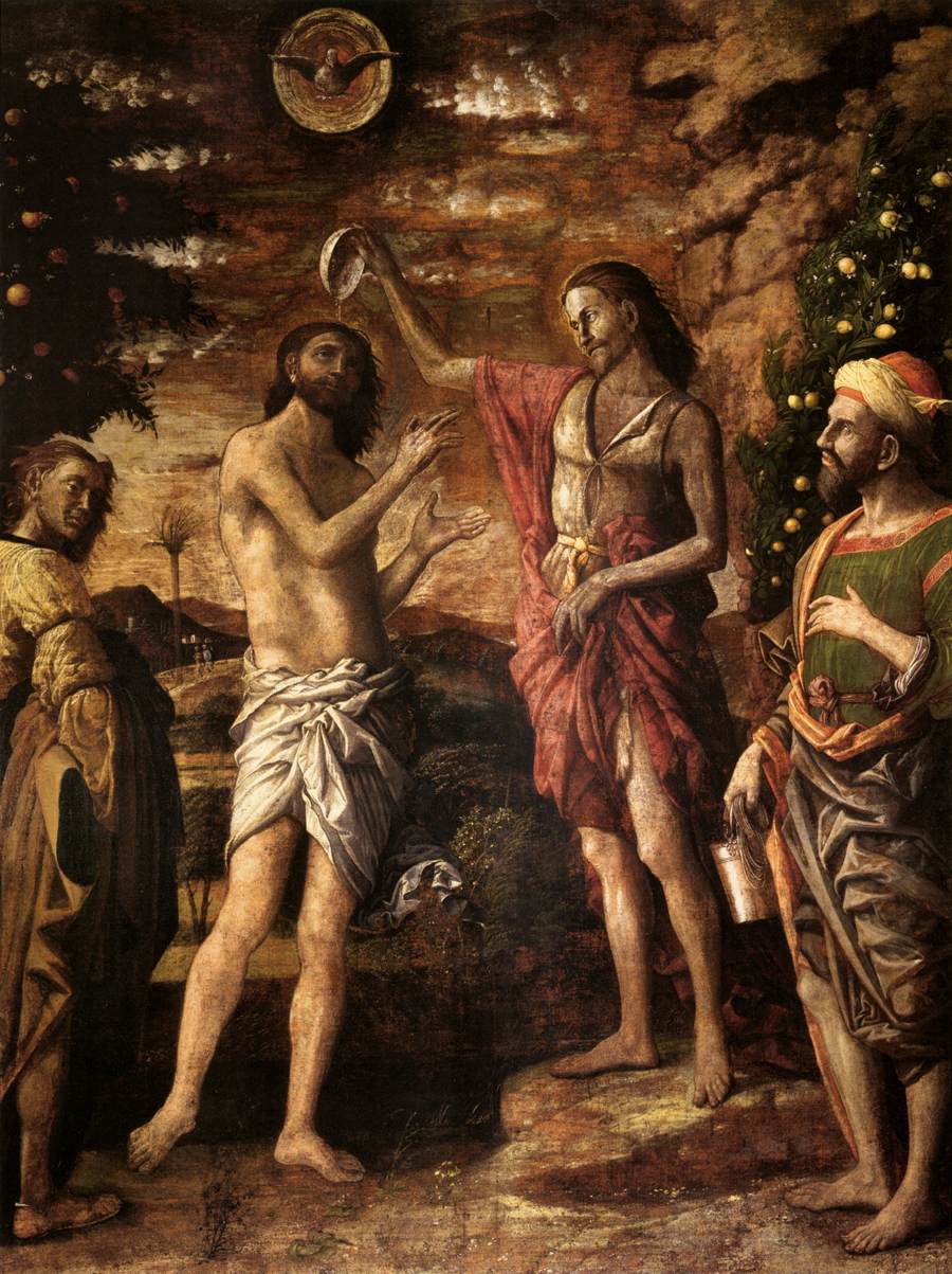 Baptism of Christ by MANTEGNA, Andrea