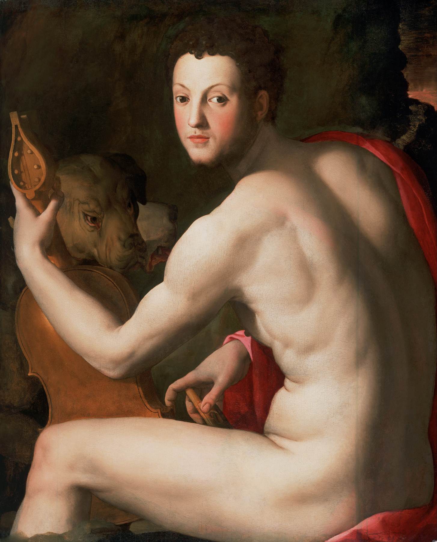 Cosimo I de' Medici as Orpheus by BRONZINO, Agnolo