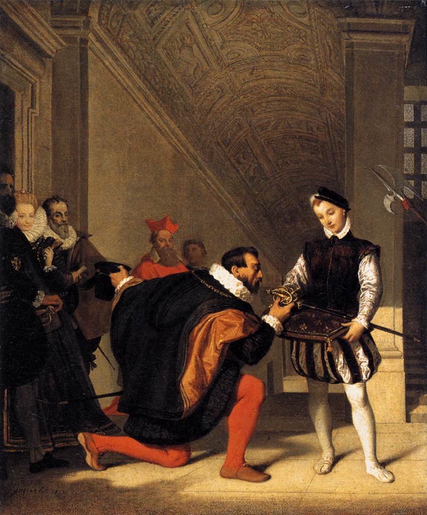 The Sword of Henri IV by INGRES, Jean-Auguste-Dominique