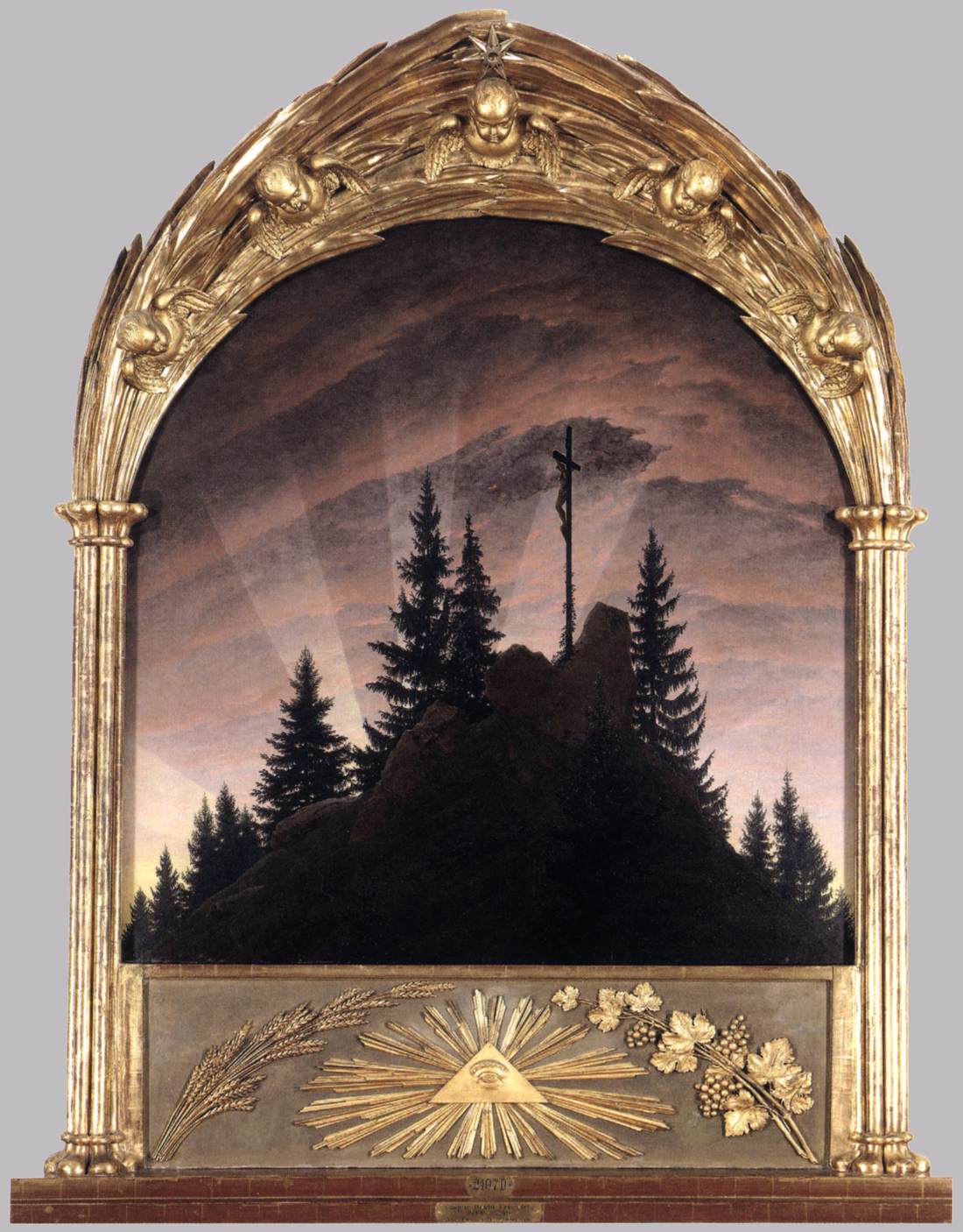 Cross in the Mountains (Tetschen Altar) by FRIEDRICH, Caspar David