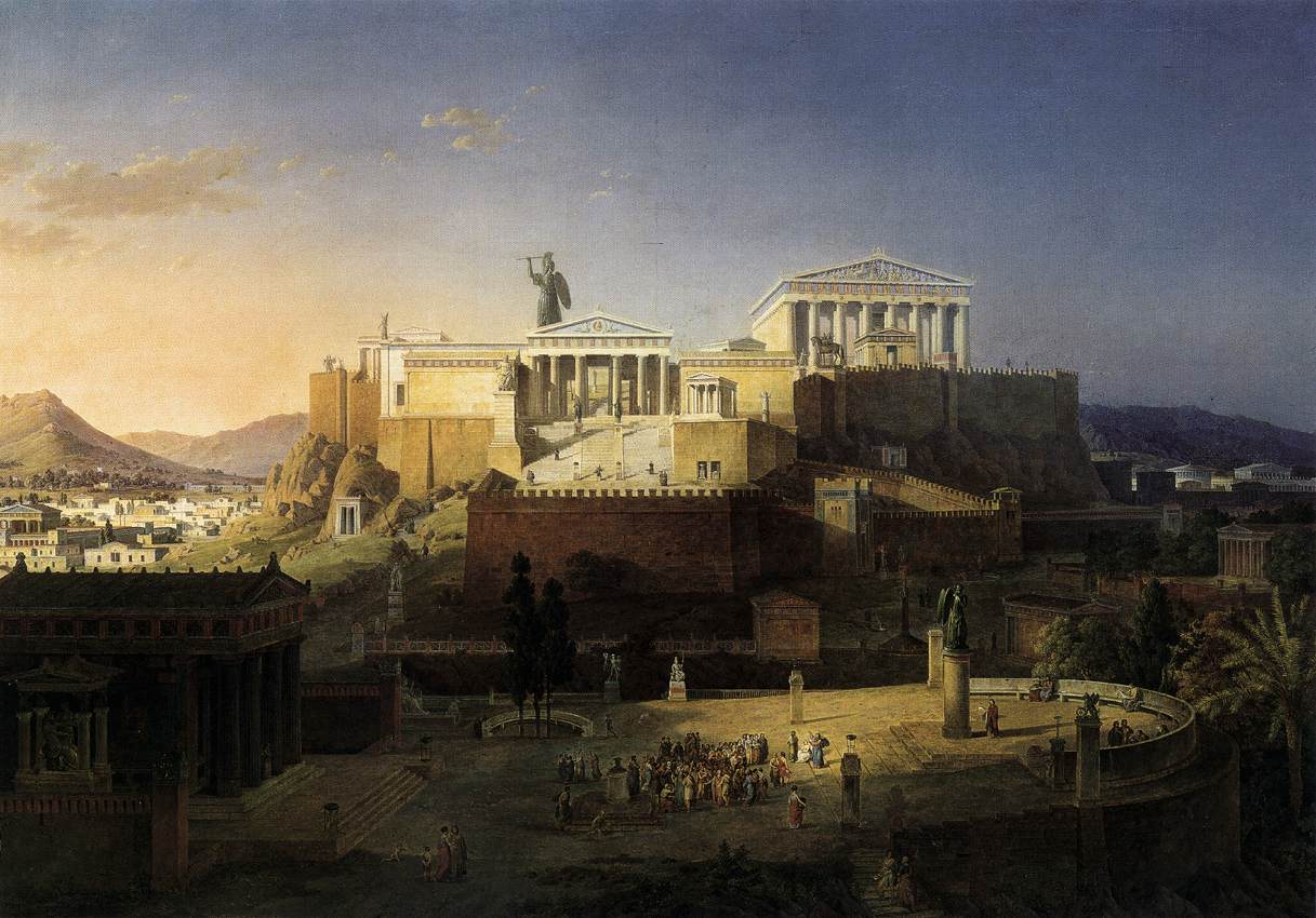 The Acropolis at Athens by KLENZE, Leo von