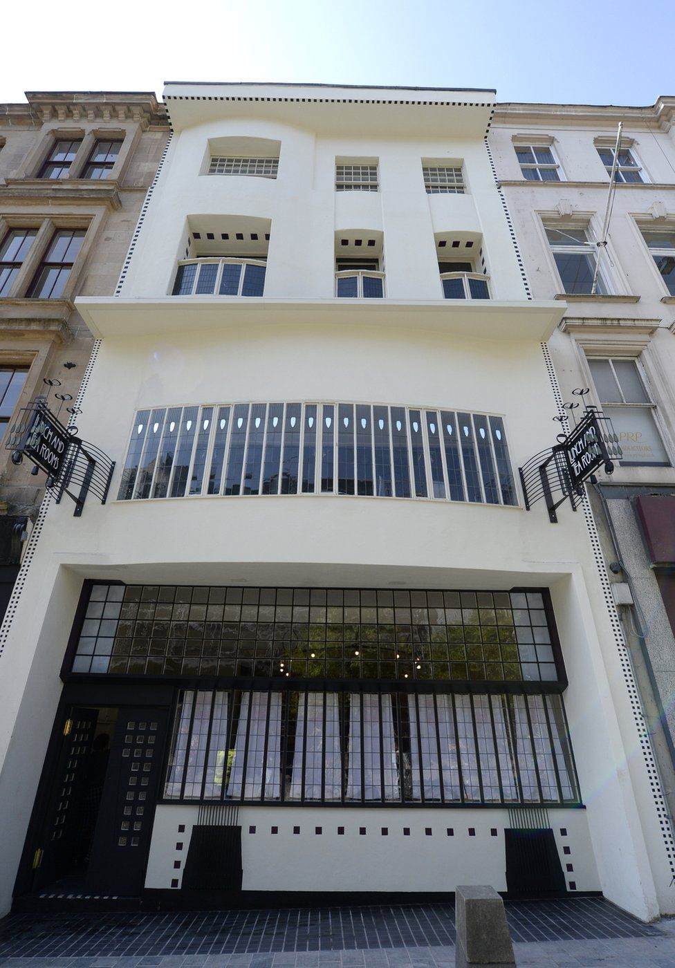 Exterior of Willow Tea Rooms by MACKINTOSH, Charles Rennie