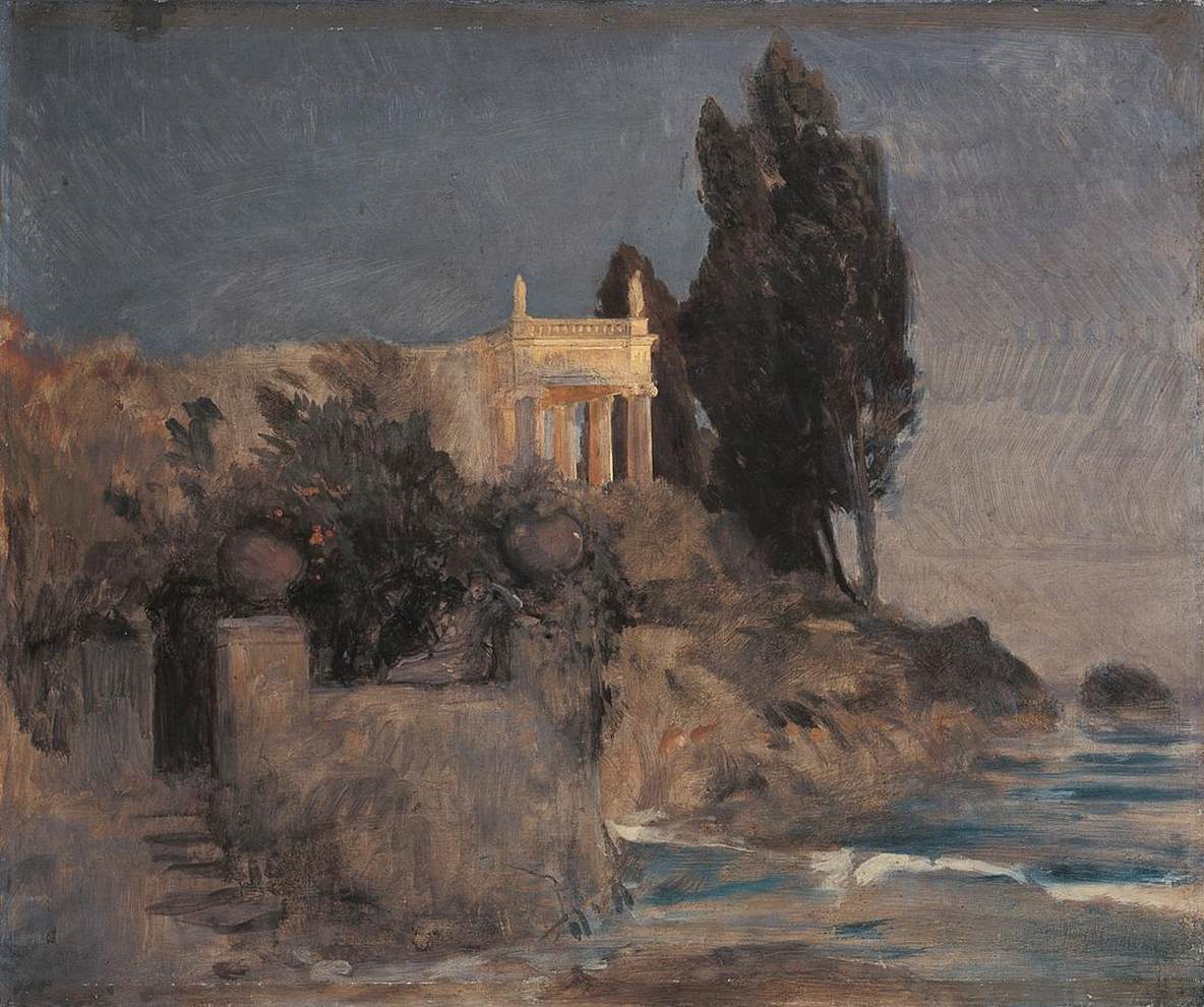 Villa by the Sea by BÖCKLIN, Arnold