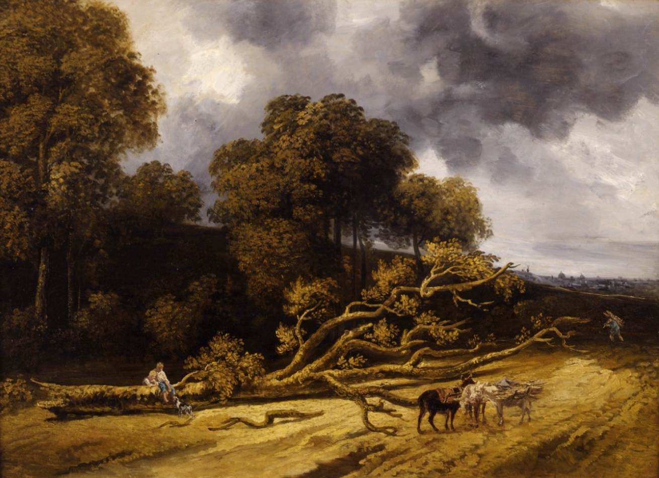 Landscape with Figures by