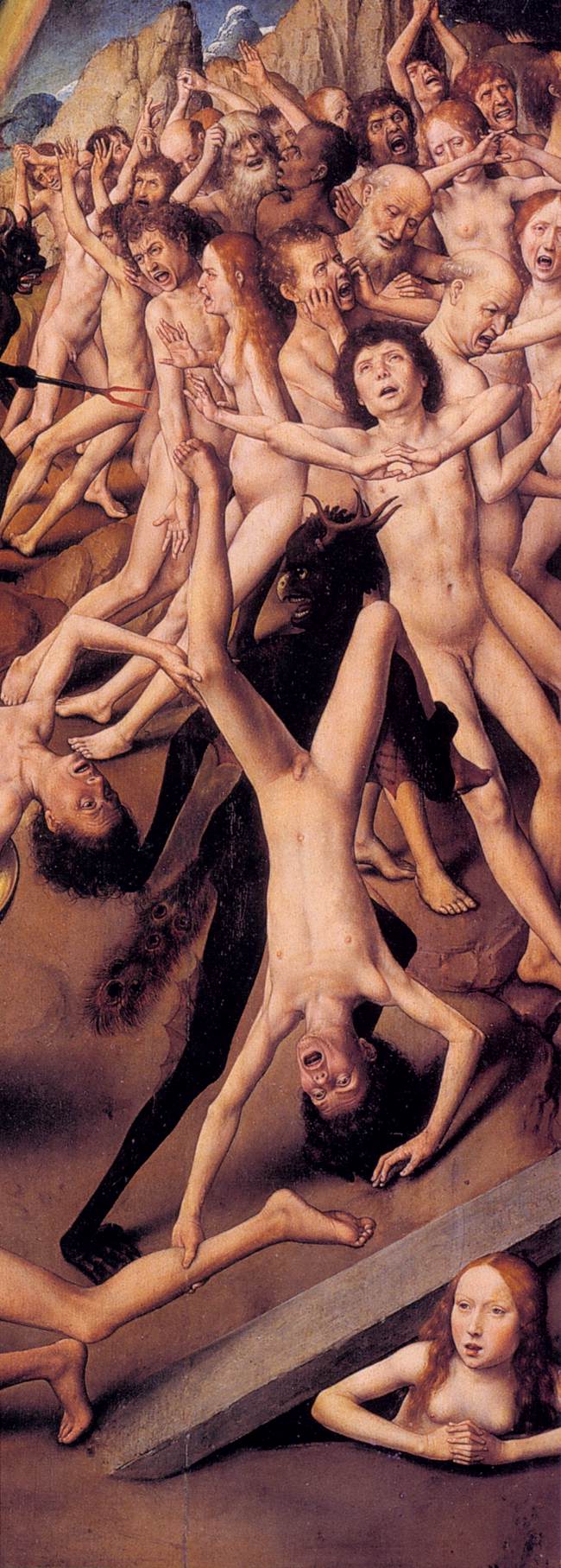 Last Judgment Triptych (detail) by MEMLING, Hans