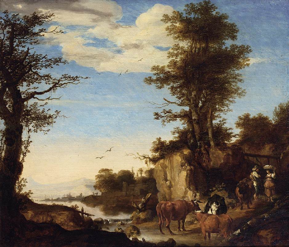 River Landscape by VOIS, Arie de