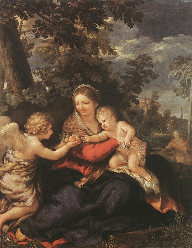 Holy Family Resting on the Flight to Egypt by