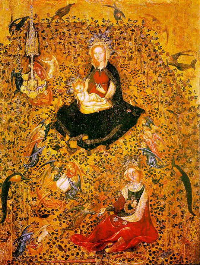 Madonna in the Rosary by STEFANO DA ZEVIO