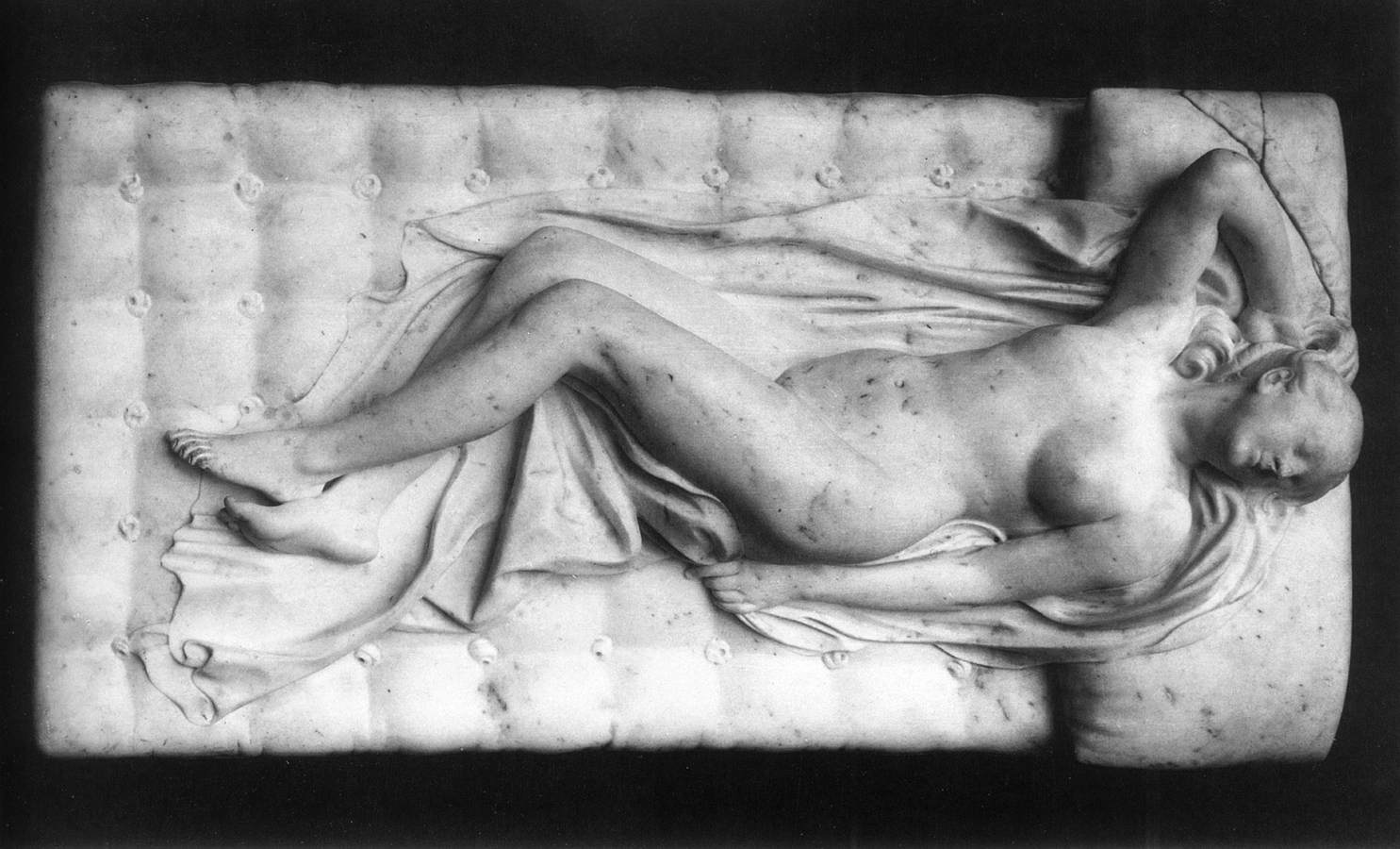 A Sleepeing Bacchante by MIGNOT, Pierre-Philippe