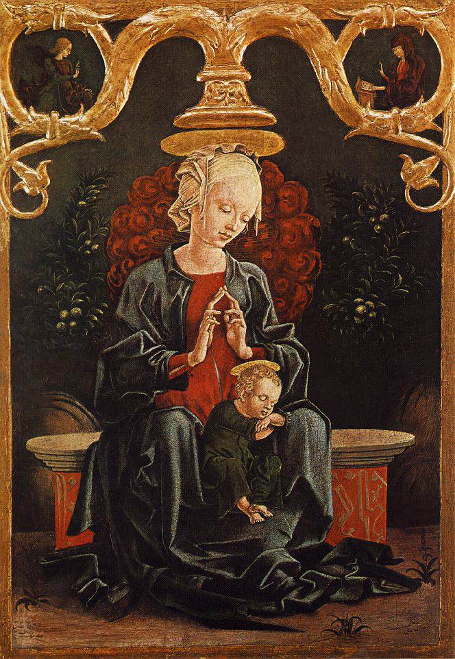 Madonna and Child in a Garden by