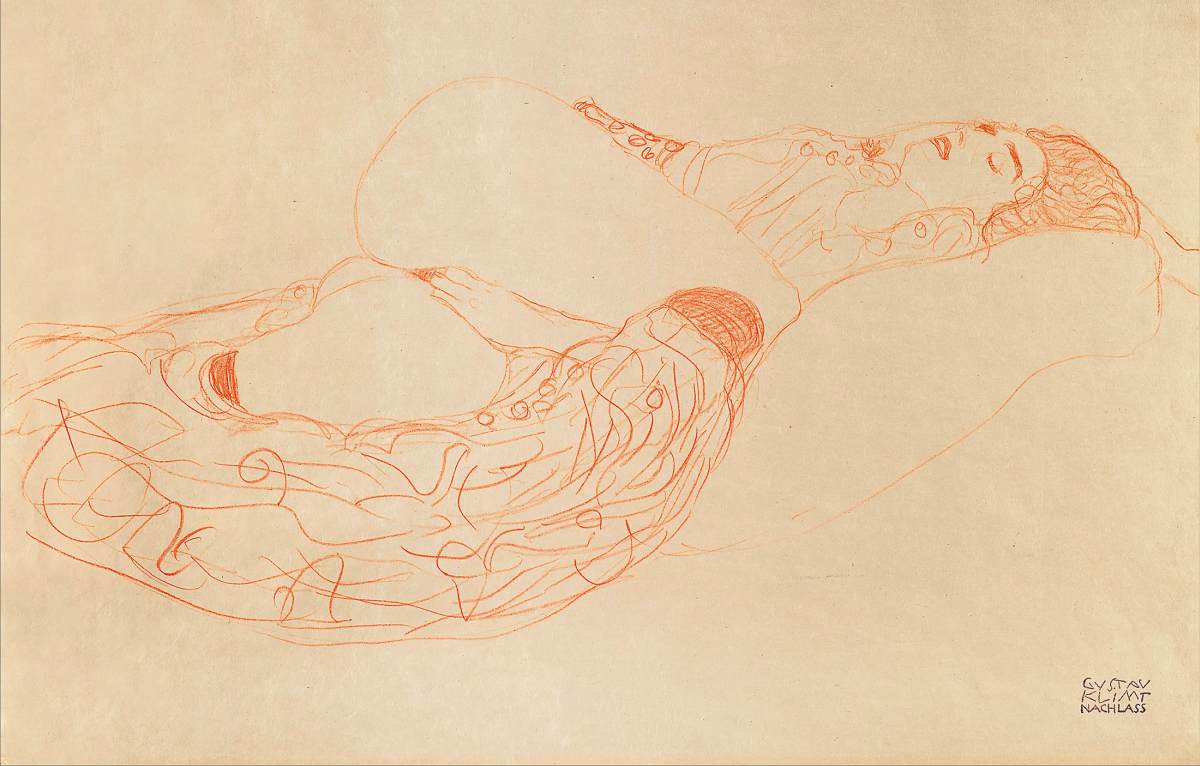 Reclining Semi-Nude by