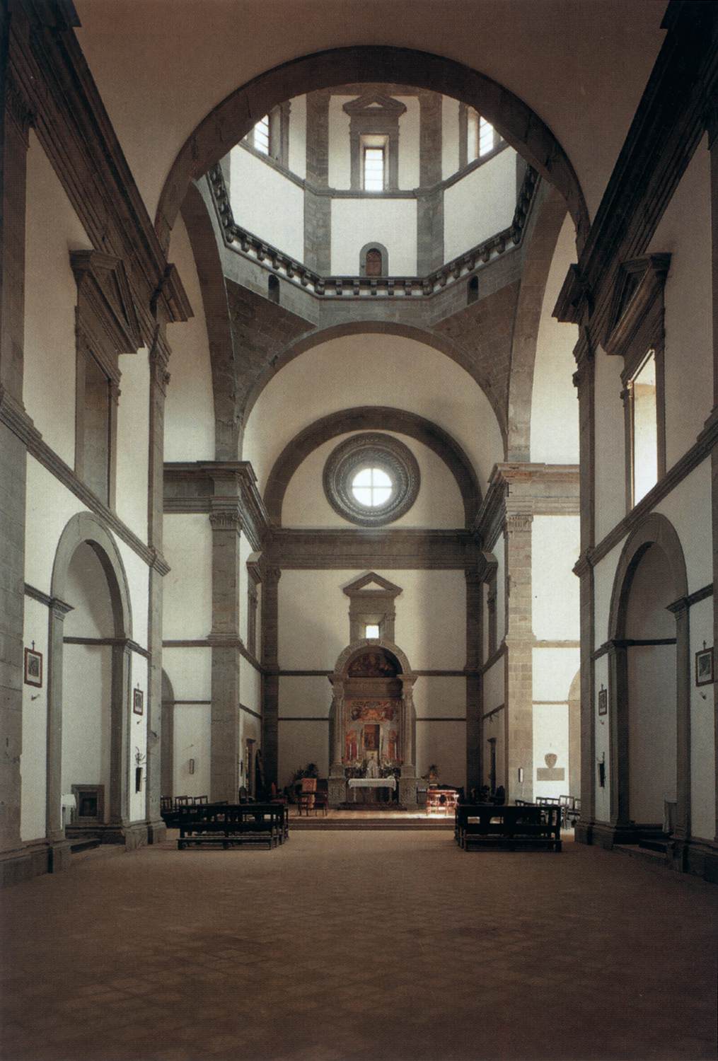 Interior of the church by