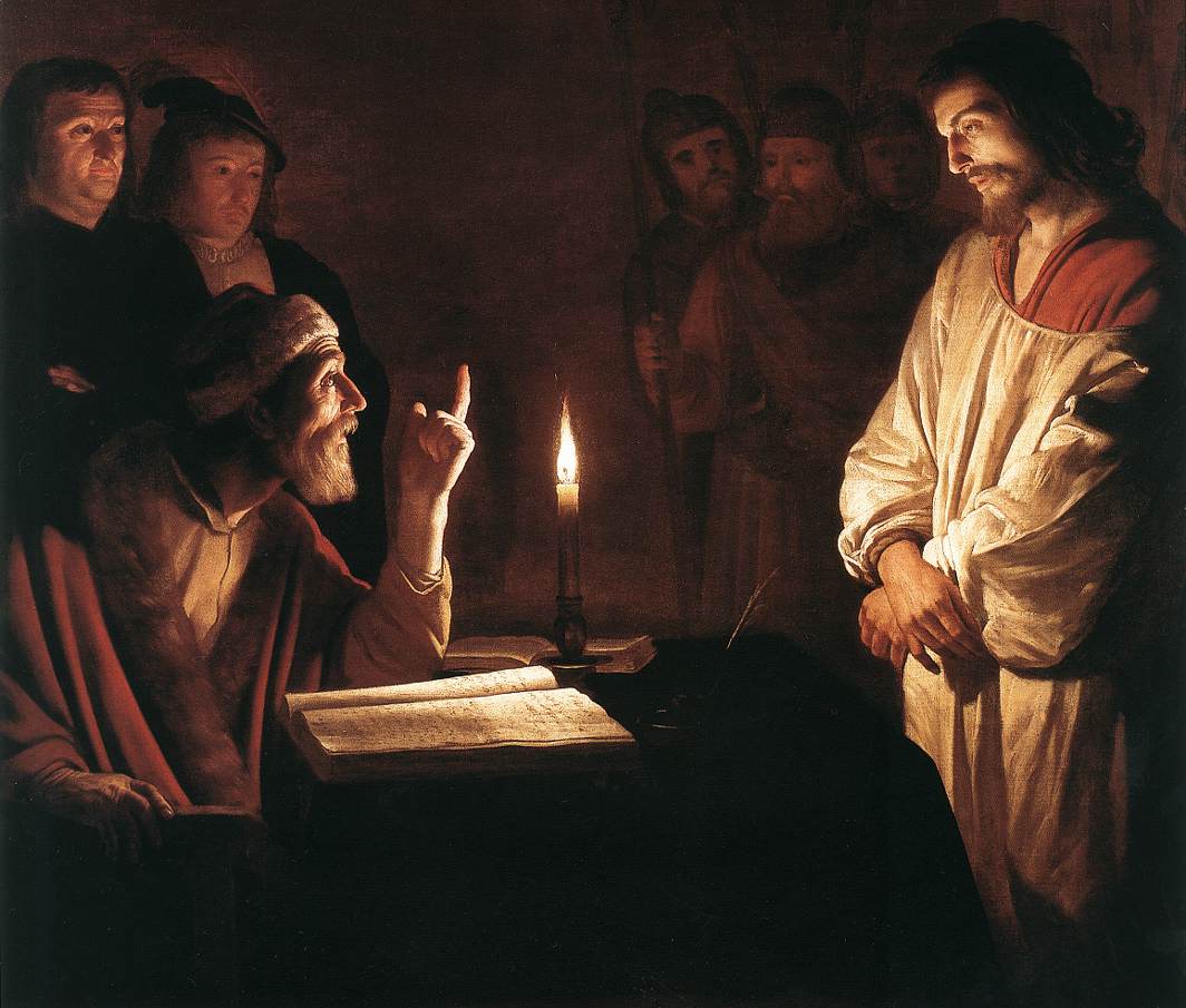 Christ before the High Priest (detail) by HONTHORST, Gerrit van