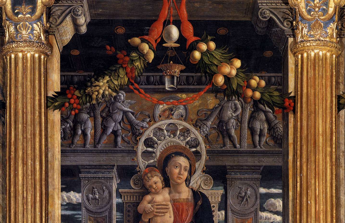 San Zeno Polyptych (detail) by MANTEGNA, Andrea