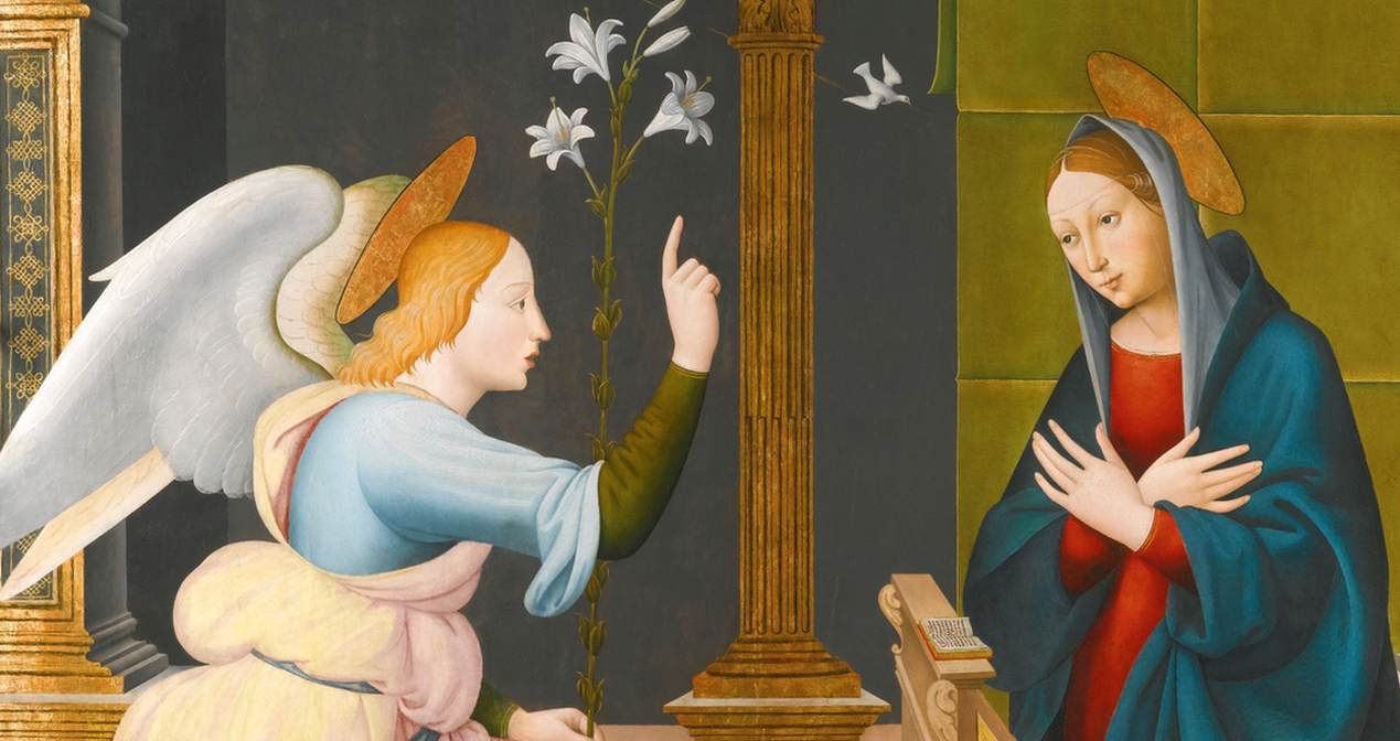 Annunciation (detail) by