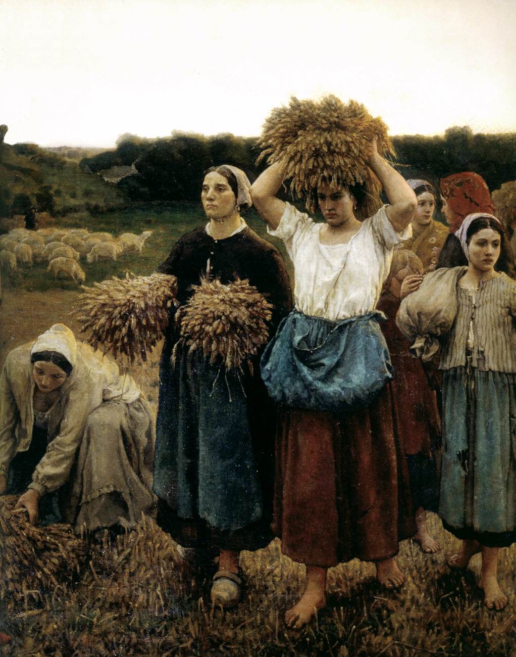 Calling in the Gleaners (detail) by