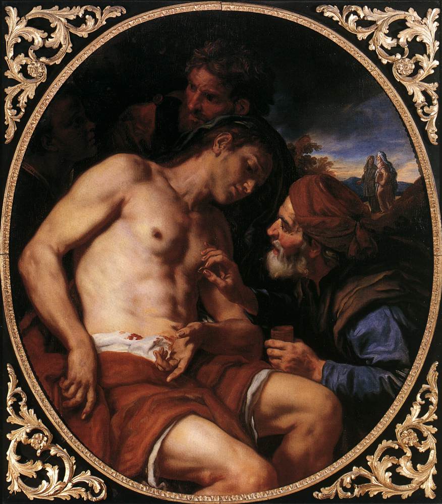 The Good Samaritane by LOTH, Johann Karl