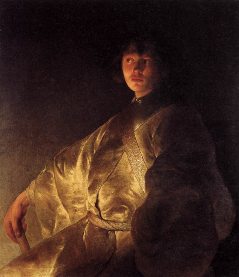 Young Man in a Yellow Robe by