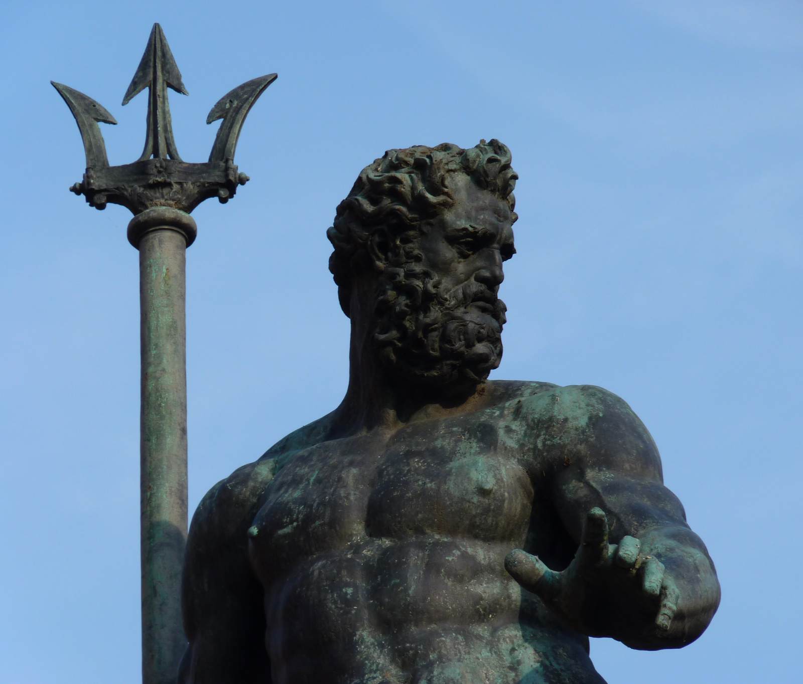 Fountain of Neptune (detail) by