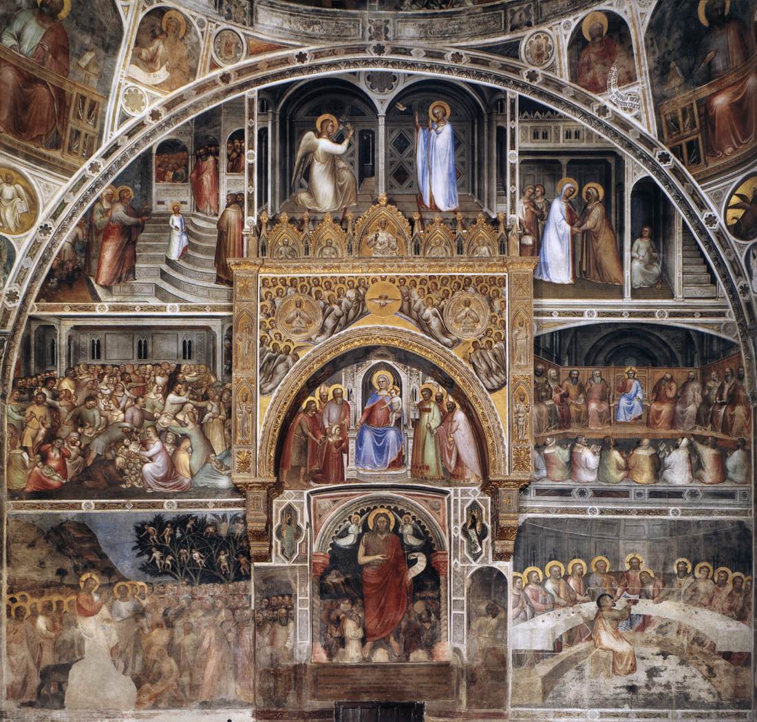 Scenes from the Life of Christ (west wall) by GIUSTO de' Menabuoi