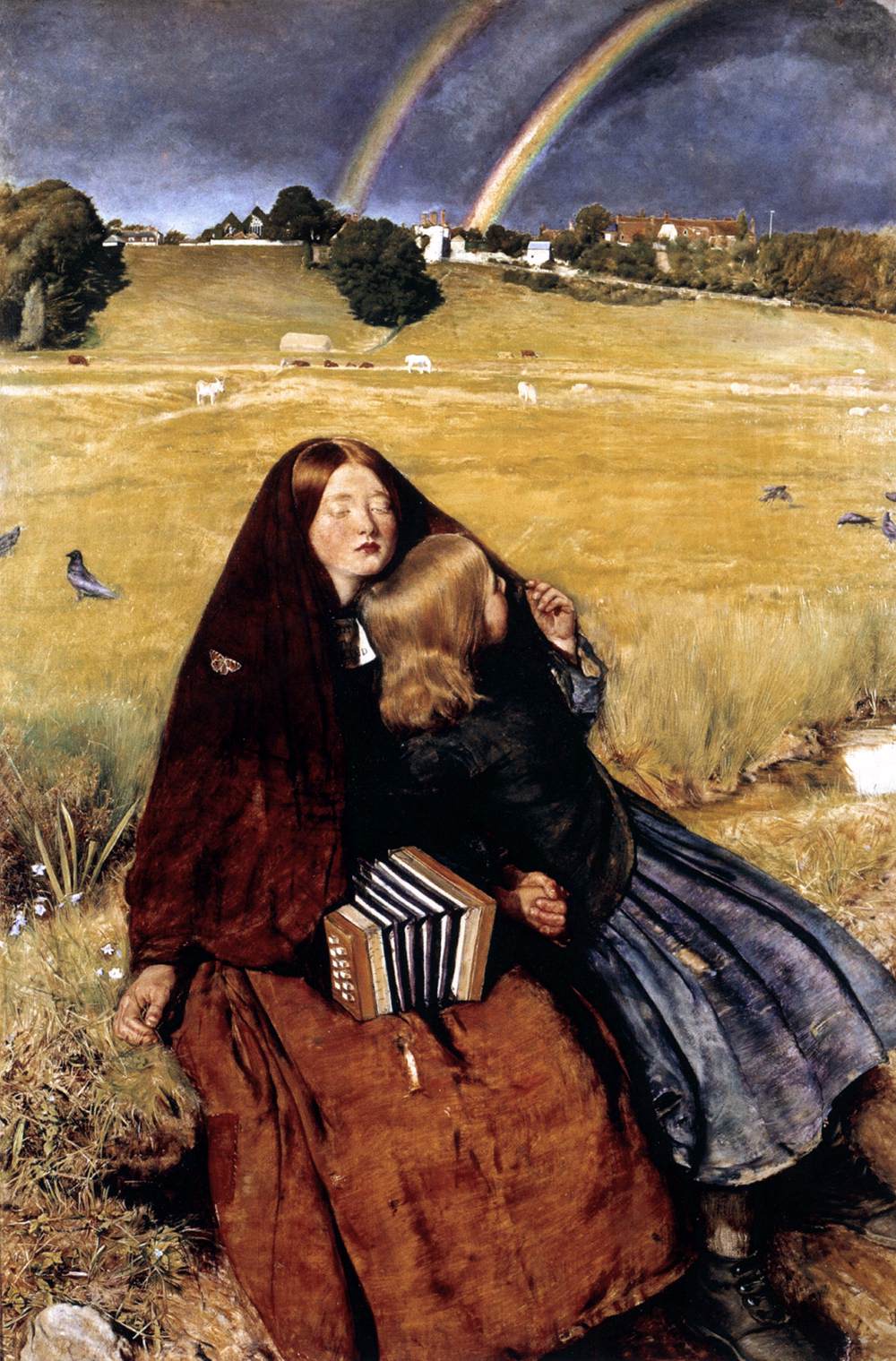 The Blind Girl by MILLAIS, John Everett