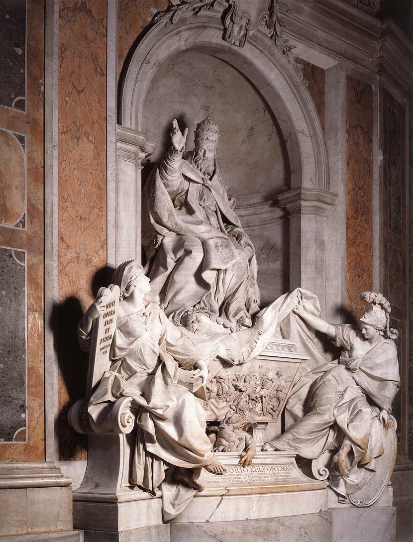 Tomb of Gregory XIII by RUSCONI, Camillo