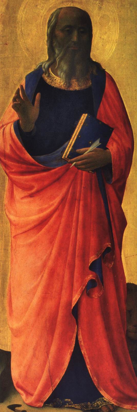 Linaioli Tabernacle: St John the Evangelist by ANGELICO, Fra