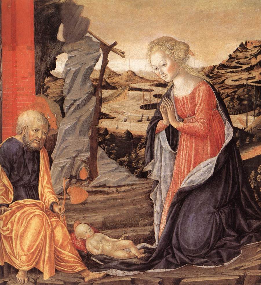 Nativity by FRANCESCO DI GIORGIO MARTINI