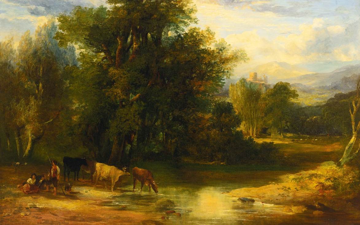 Wooded Landscape by BRIDELL, Frederick Lee