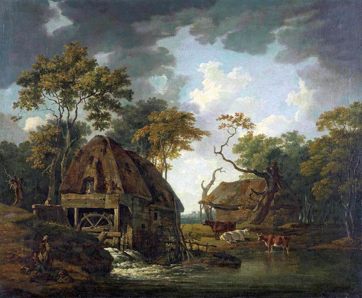 Landscape with a Watermill by BARRET, George