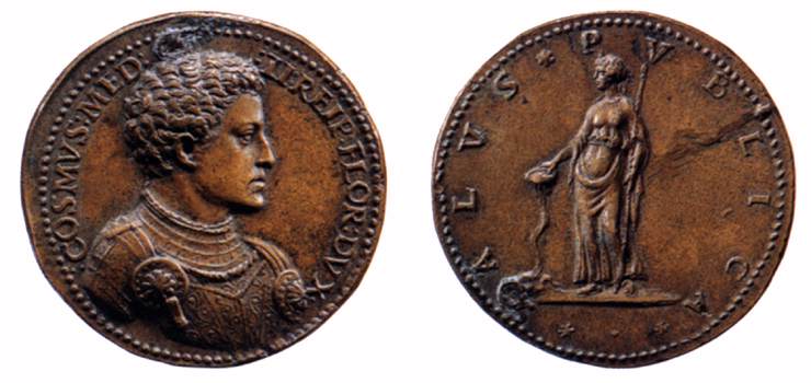 Medal of Cosimo I de' Medici by VETRI, Domenico de'