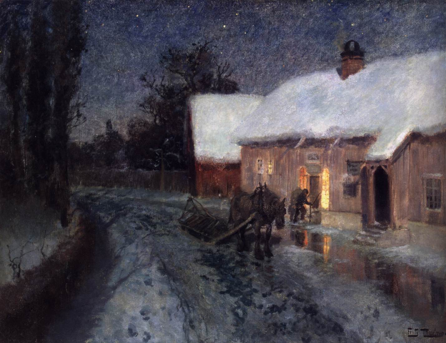 Night by THAULOW, Fritz