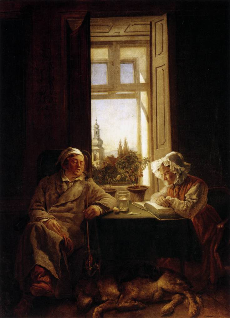 Siesta (The Sleepers) by DANHAUSER, Josef Franz