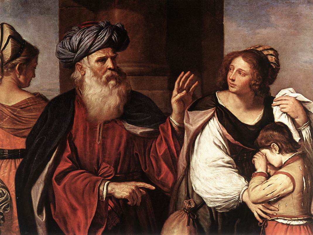 Abraham Casting Out Hagar and Ishmael by