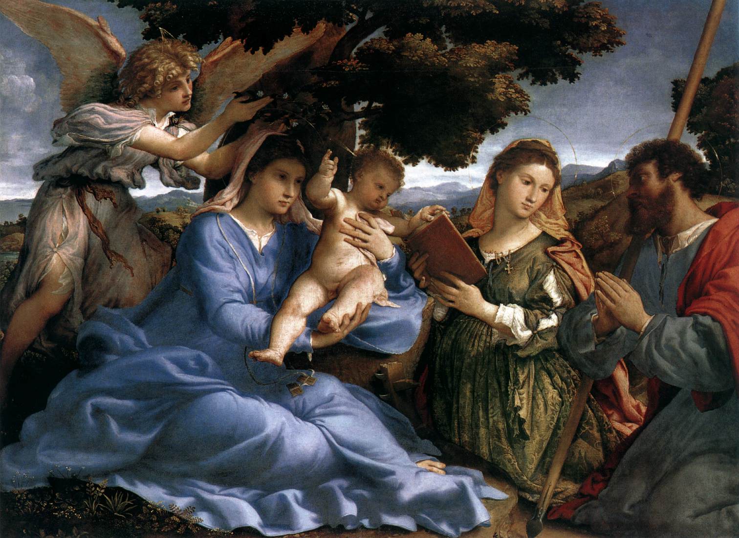 Madonna and Child with Saints and an Angel by