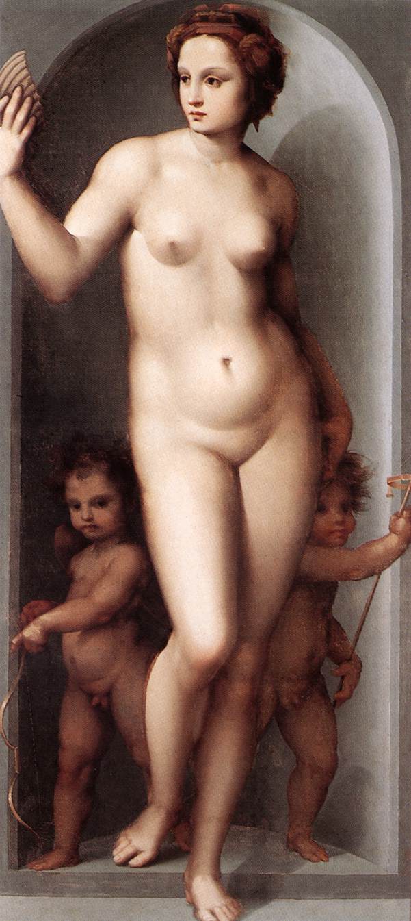 Venus and Two Cupids by