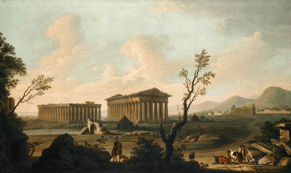 View of Paestum by